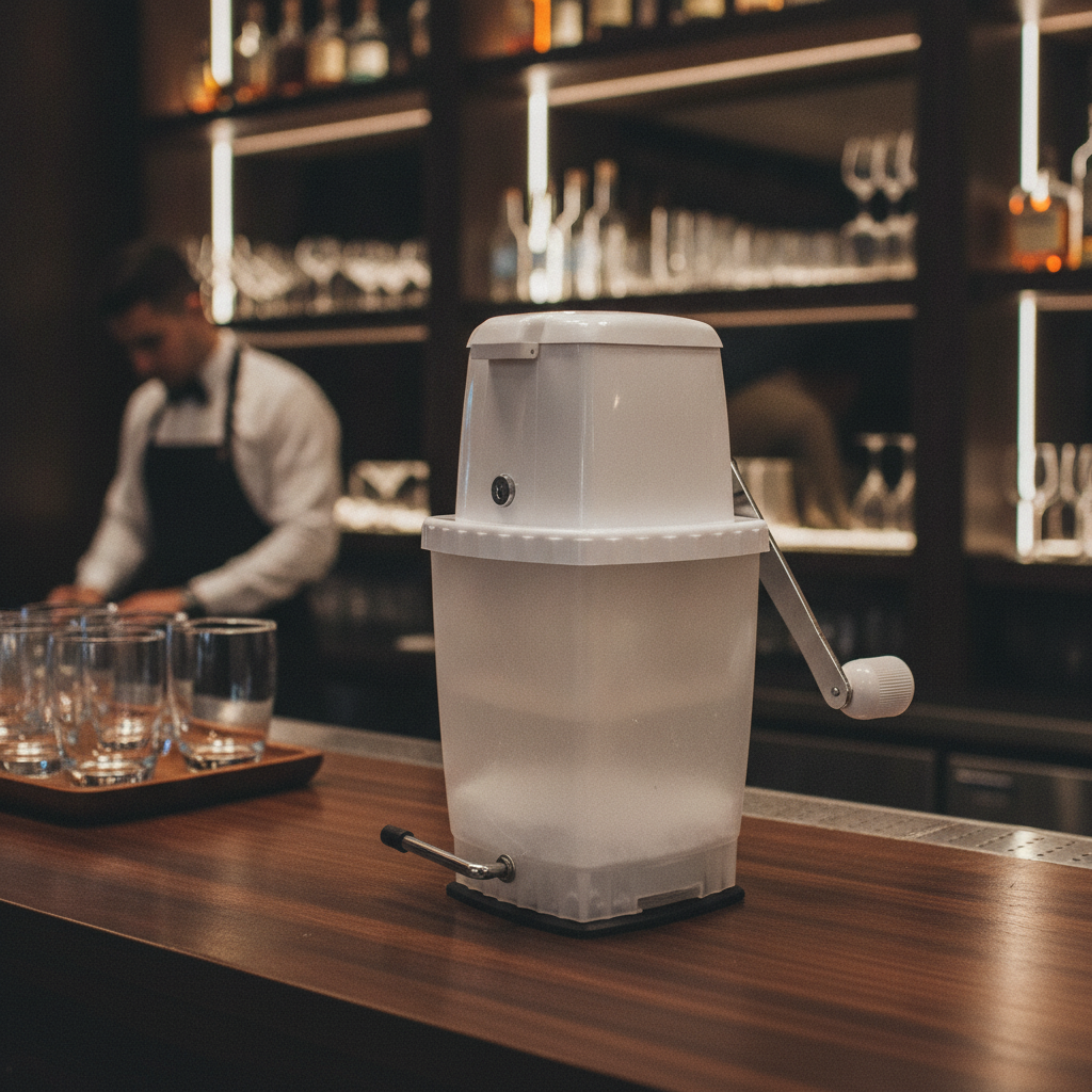 Stainless Steel Manual Ice Crusher 250mm for Bars & Pubs