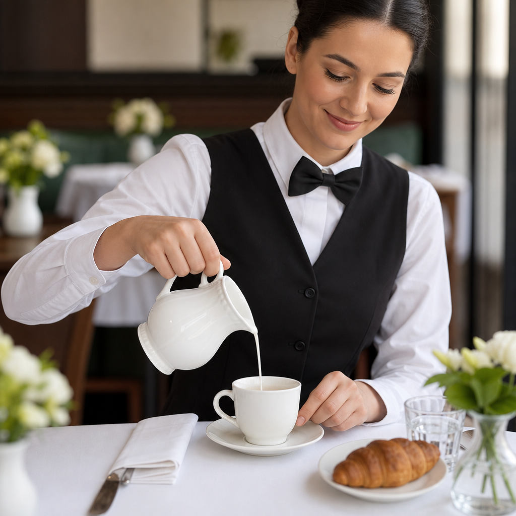 Porcelain Milk Jugs 284ml for Traditional Tableware (Pack of 4)