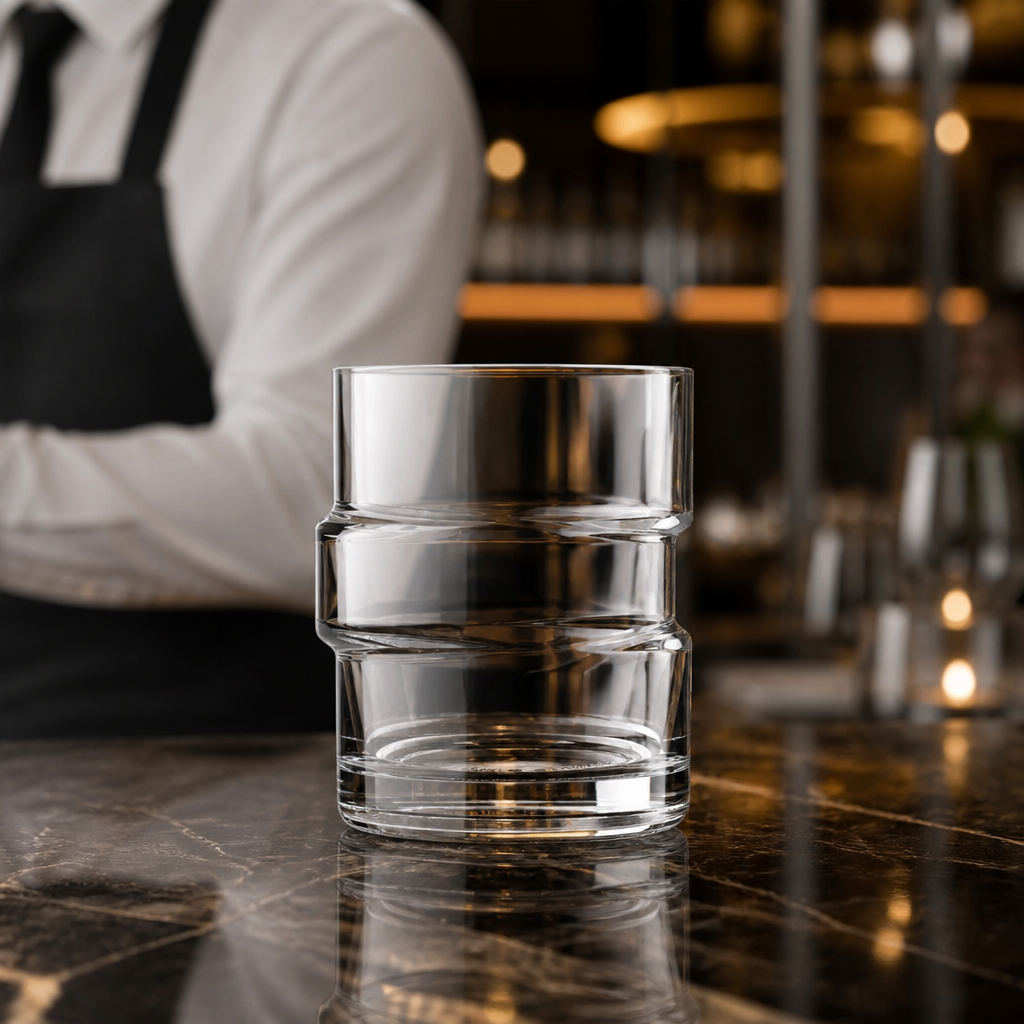 High-Quality Glass Double Old Fashioned Tumblers 355ml for Upscale Bars (Pack of 6)