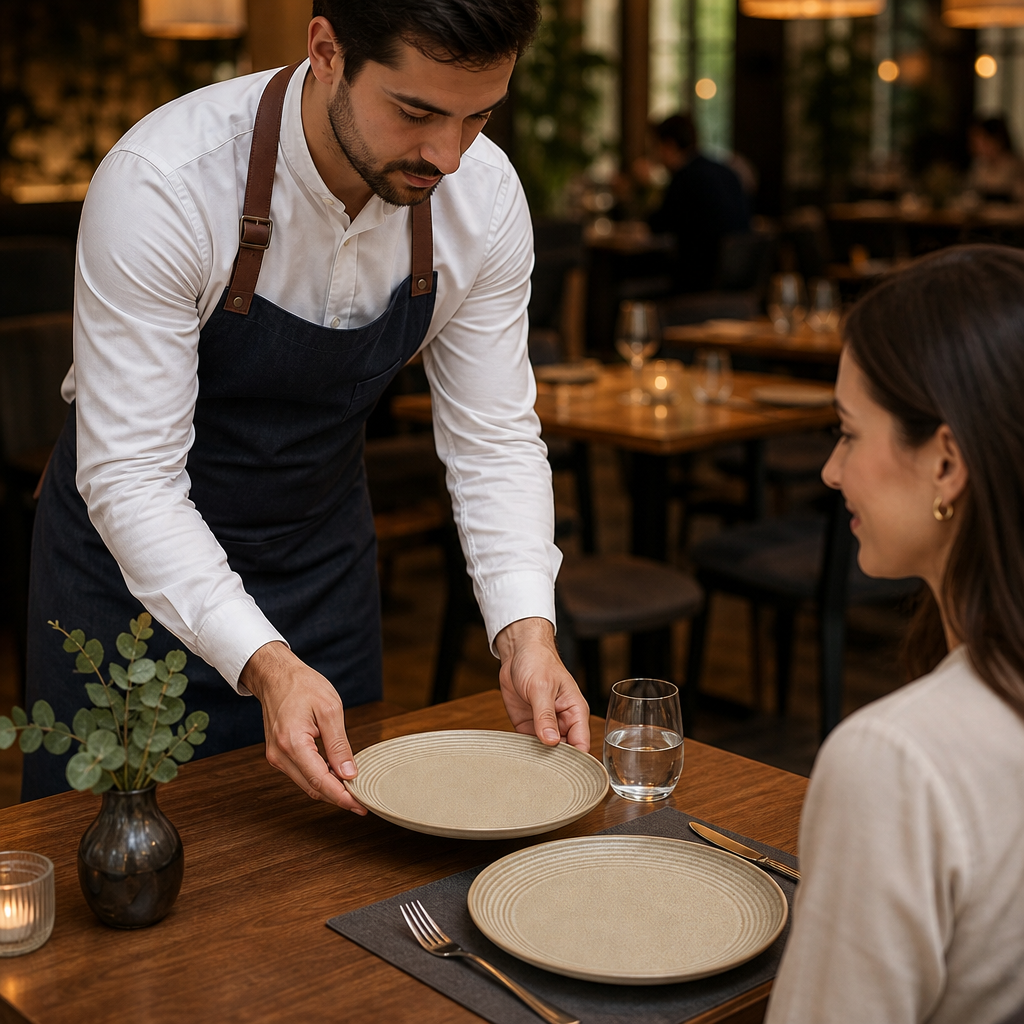 Coupe Plates 270mm Vitrified Stoneware for Dining (Pack of 12)