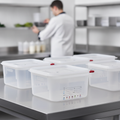 Polypropylene Square Food Storage Container 2L for Kitchen Use