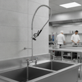 Polished Stainless Steel Pedestal Pre Rinse Spray for Commercial Kitchens