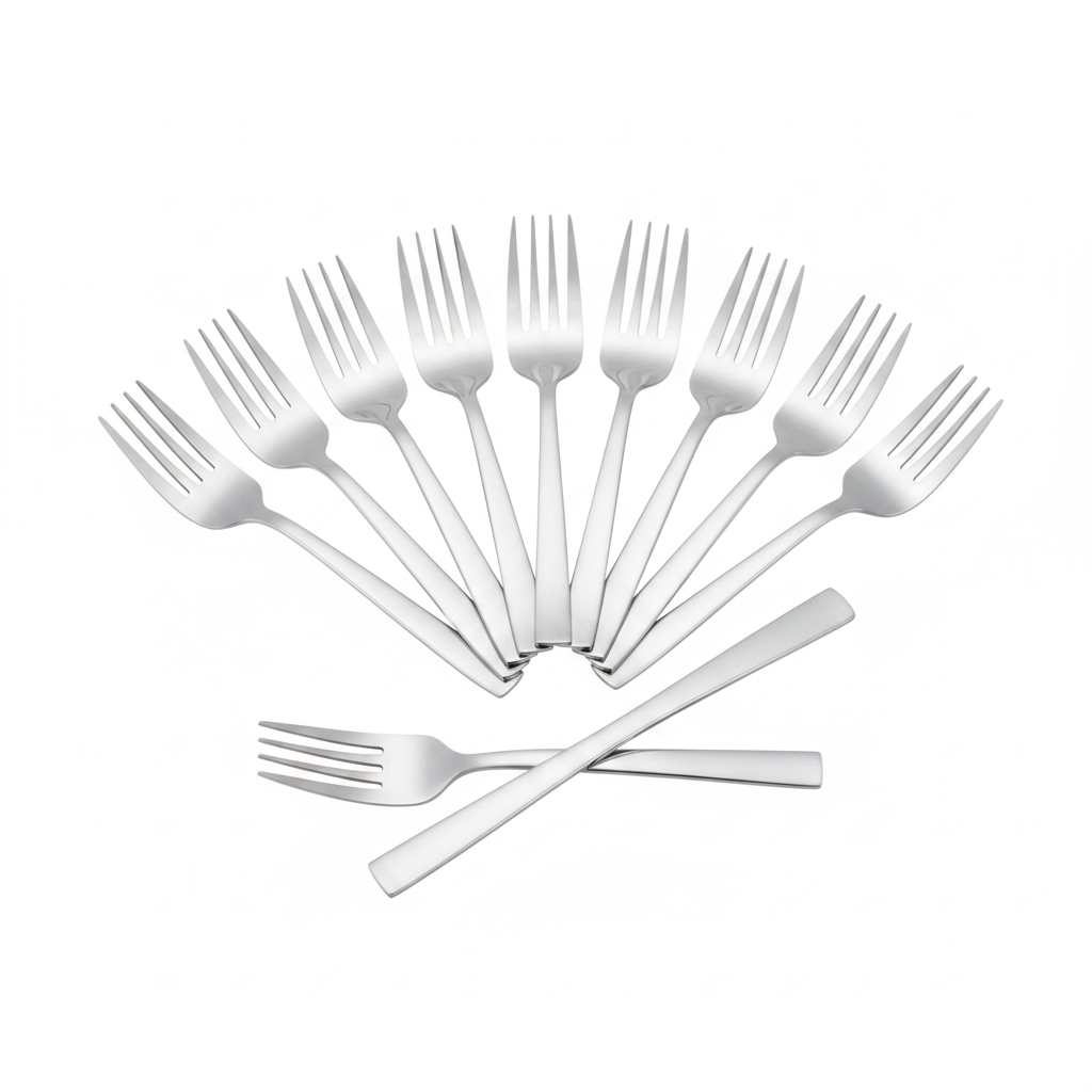 Stainless Steel Cake Forks 140mm for Restaurants & Catering (Pack of 12)