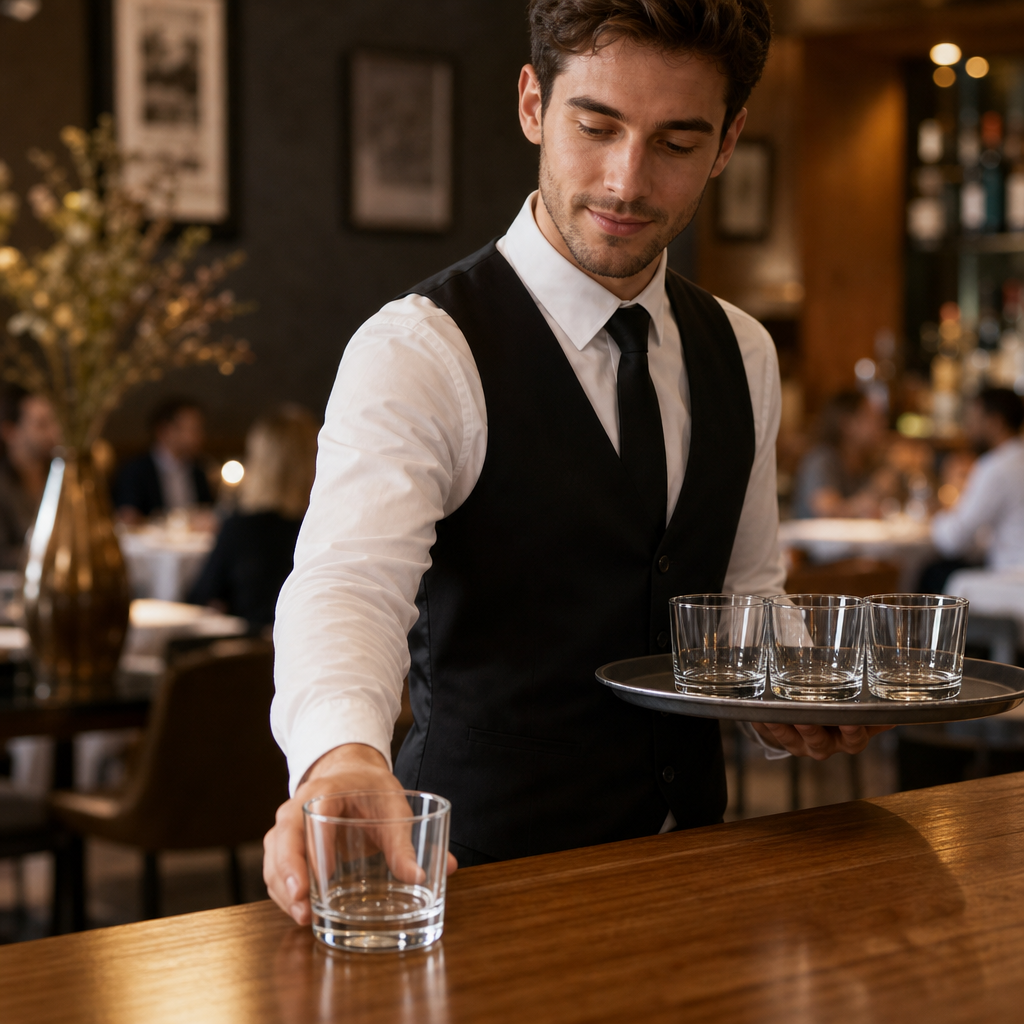 Glass Tumblers 220ml for Bars & Pubs (Pack of 12)