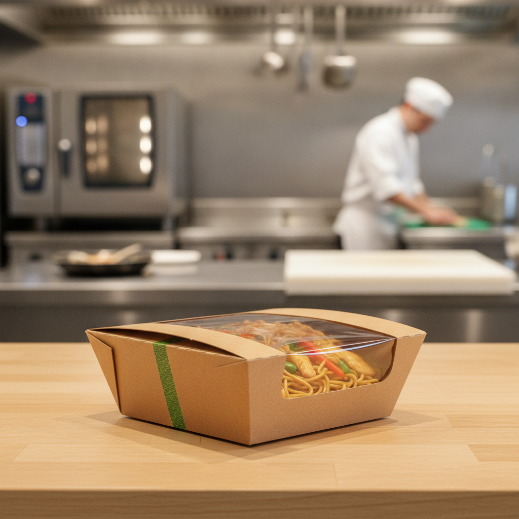 Paperboard Hinged Hot Box 6x6" for Food Delivery (Pack of 210)