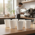 Polypropylene Zero Waste Cups 250ml for Busy Cafés (Pack of 264)