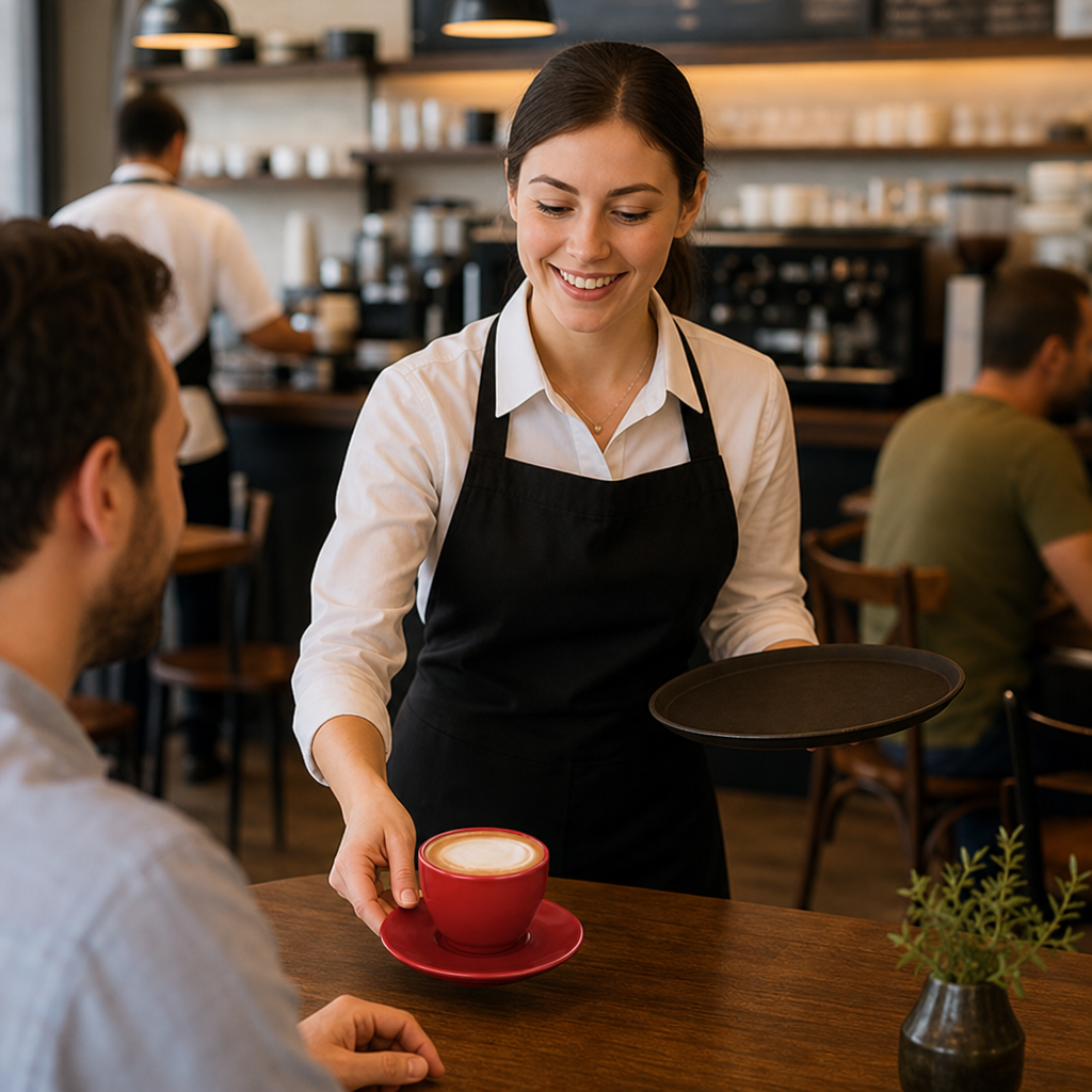 Saucers Red Stoneware for Beverage Service (Pack of 12)