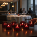 Ruby Tealight 70mm for Enhancing Dining Experience (Pack of 6)