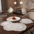 White Paper Round Doilies 300mm for Elegant Food Presentation (Pack of 250)