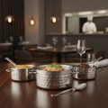 Stainless Steel Mini Casserole Dish 460ml for Food Presentation