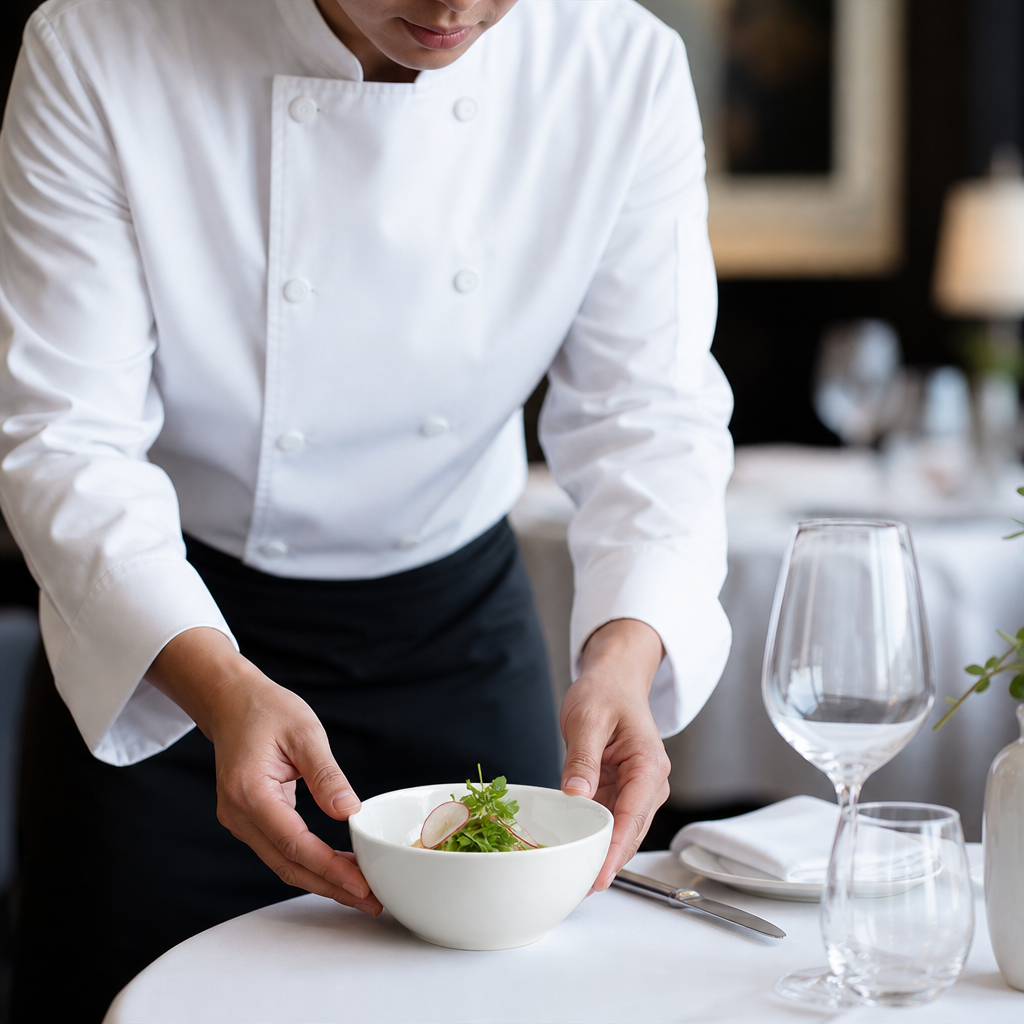 Round Bowls 130mm Porcelain for Fine Dining (Pack of 12)