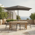 Aluminium Rectangular Parasol 2m x 3m for Outdoor Dining