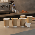 PLA & Paper Double Wall Coffee Cups 340ml for Eco-Conscious Catering (Pack of 500)