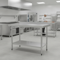 430 Stainless Steel Prep Table 1200mm for Commercial Kitchens