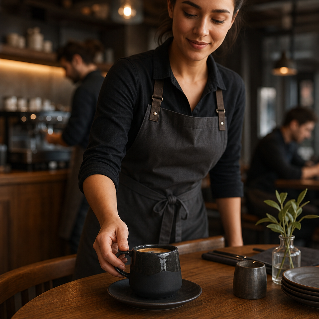 Vitrified Stoneware Espresso Cups 118ml for Coffee Shops (Pack of 24)