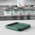 Polyethylene Square Food Storage Container Lid for Food Prep