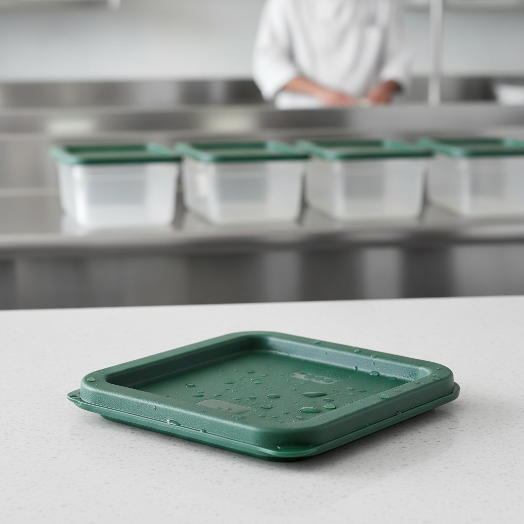 Polyethylene Square Food Storage Container Lid for Food Prep