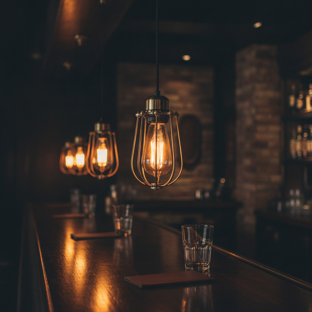 Brass Wire Cage Pendant Light 100mm for Indoor Spaces
