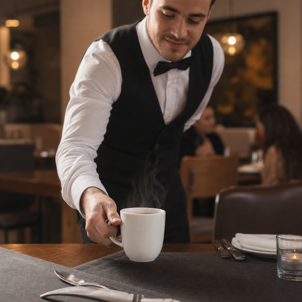 Advantage Mugs 280ml Fine China for Restaurants (Pack of 12)