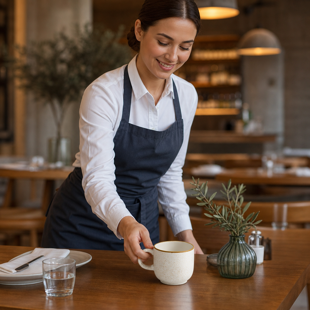 Mugs 340ml Ceramic for Hospitality Use (Pack of 12)