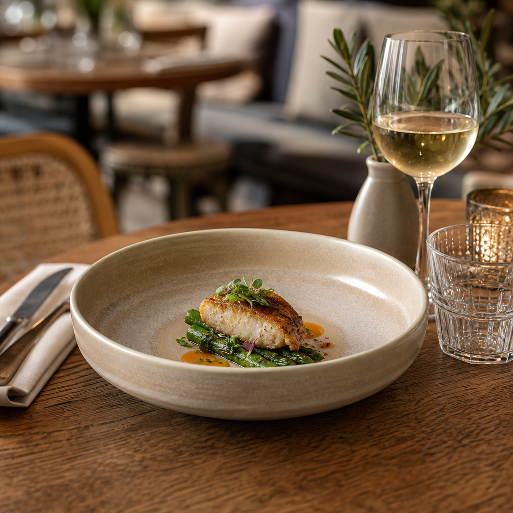 Sandstone Coupe Bowls 215mm for Restaurants & Cafés - Pack of 12