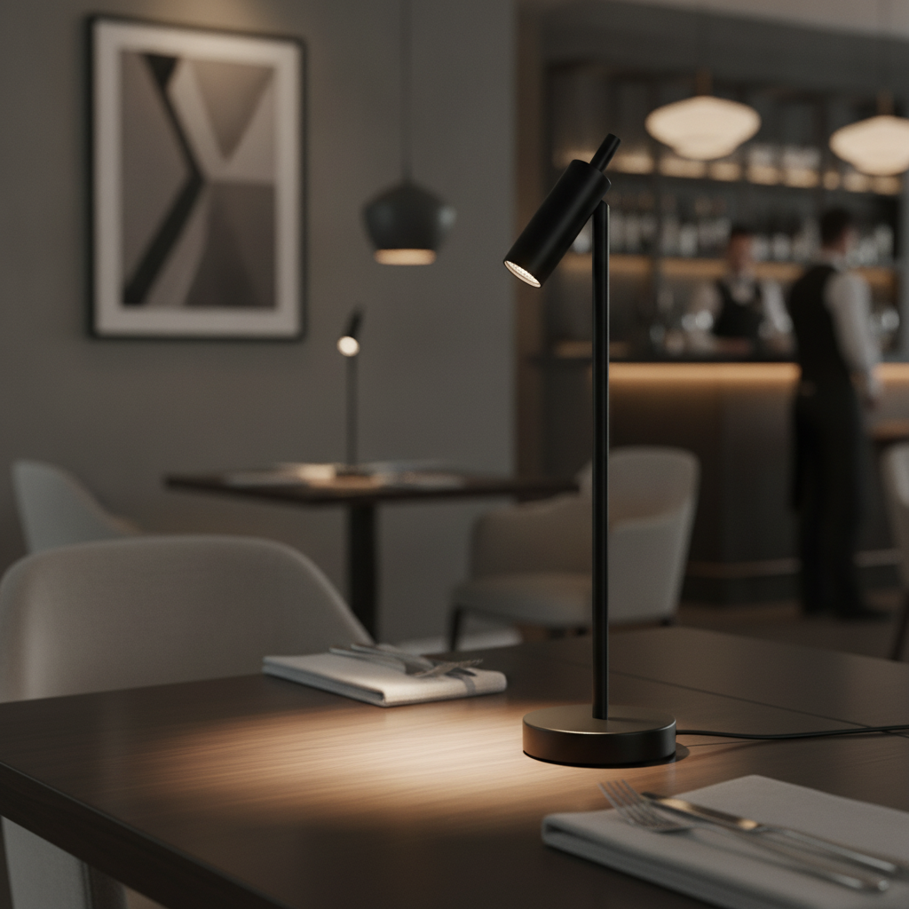 Metal Adjustable Table Lamp 100mm for Living Rooms & Bedrooms