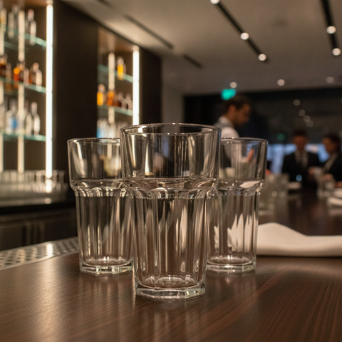 Polycarbonate Nucleated Hi Ball Glass 10oz for Outdoor Use