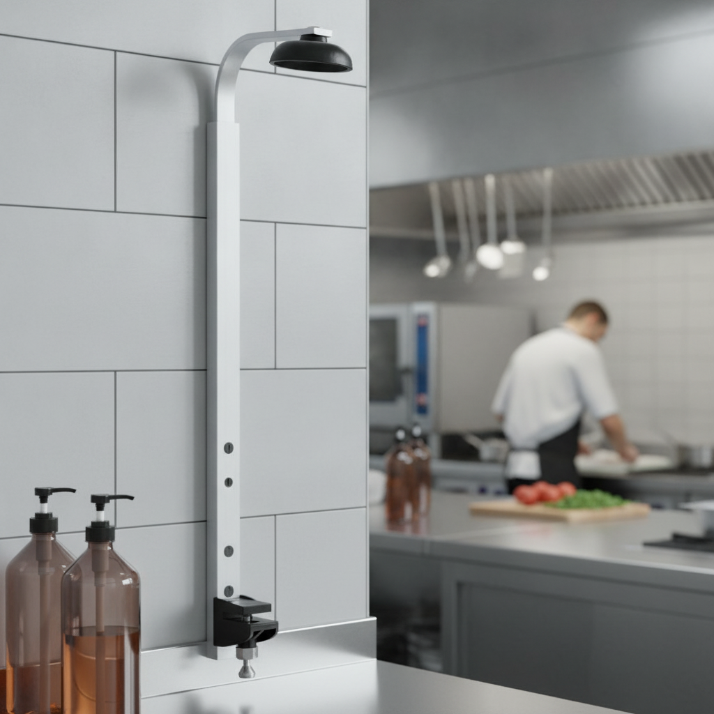 Aluminium Wall Bracket for 1L Bottles in Bars