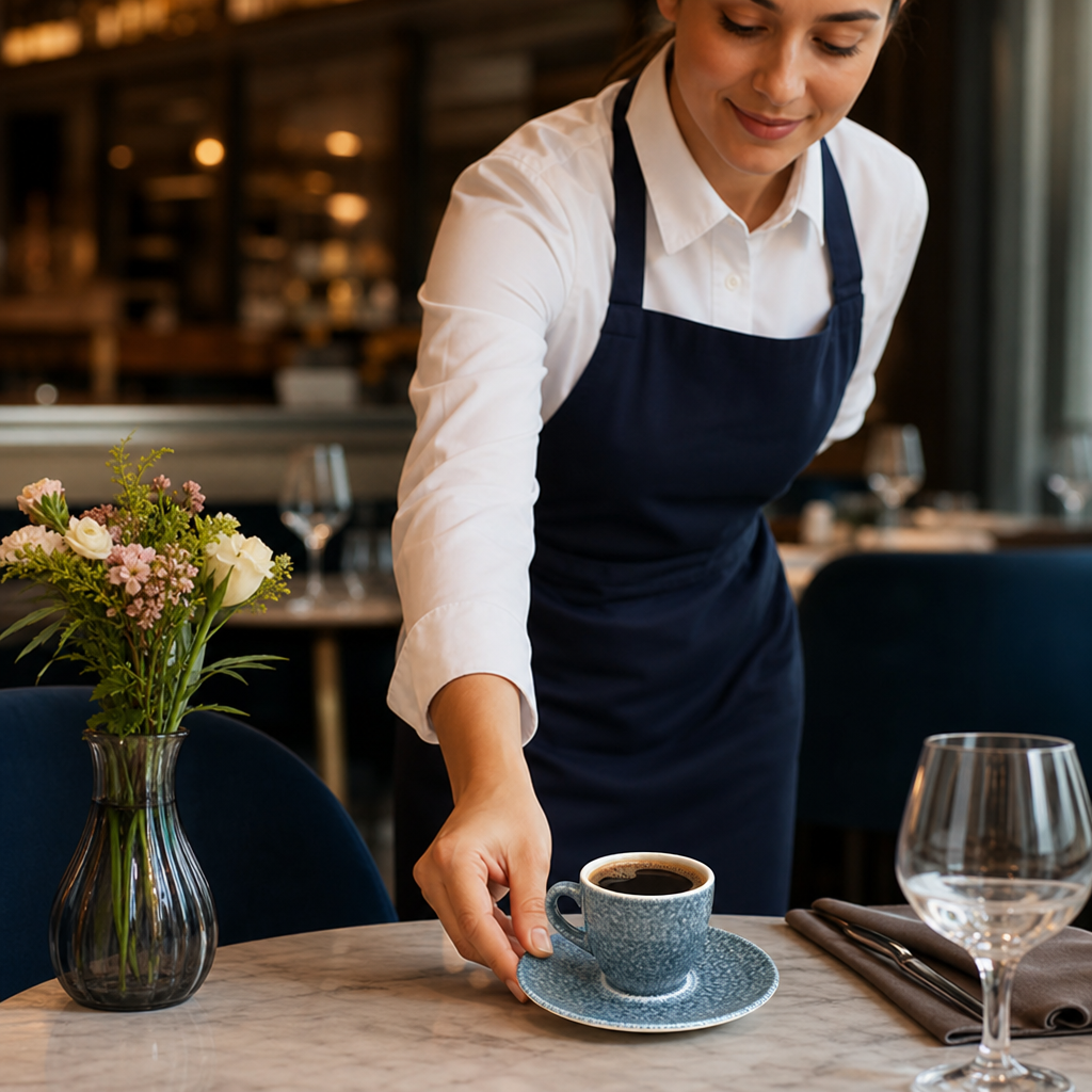 Espresso Saucers Vitrified Ceramic for Hospitality (Pack of 12)