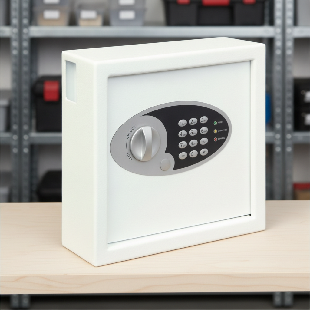 Scratch Resistant Powder Coated Key Safe for Secure Storage (Pack of 1)