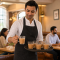 Tempered Mugs 250ml Glass for Coffee & Tea (Pack of 6)