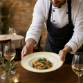Sandstone Pasta Bowls 250mm for Elegant Dining Displays