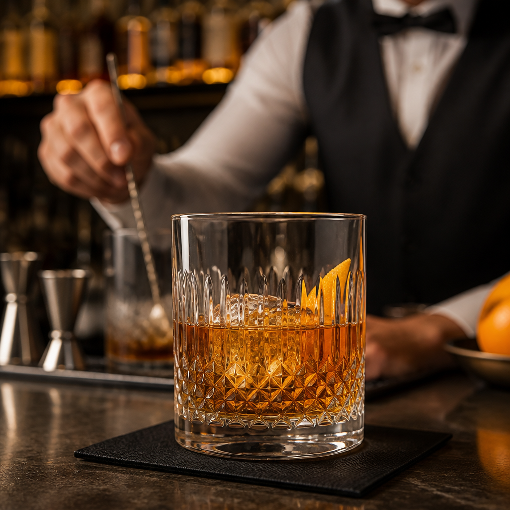 High-Quality Clear Glass Double Old Fashioned Glasses 380ml for Cocktail Service (Pack of 24)