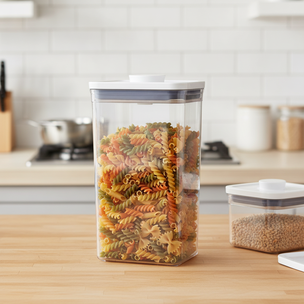 Plastic Medium Rectangular Food Storage Container 2.6L for Home & Office