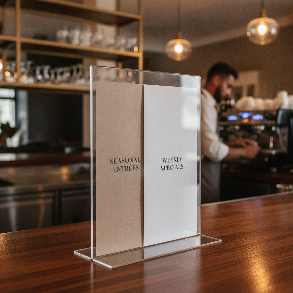 Clear Acrylic Holder for Easy Display (A4 & A5)