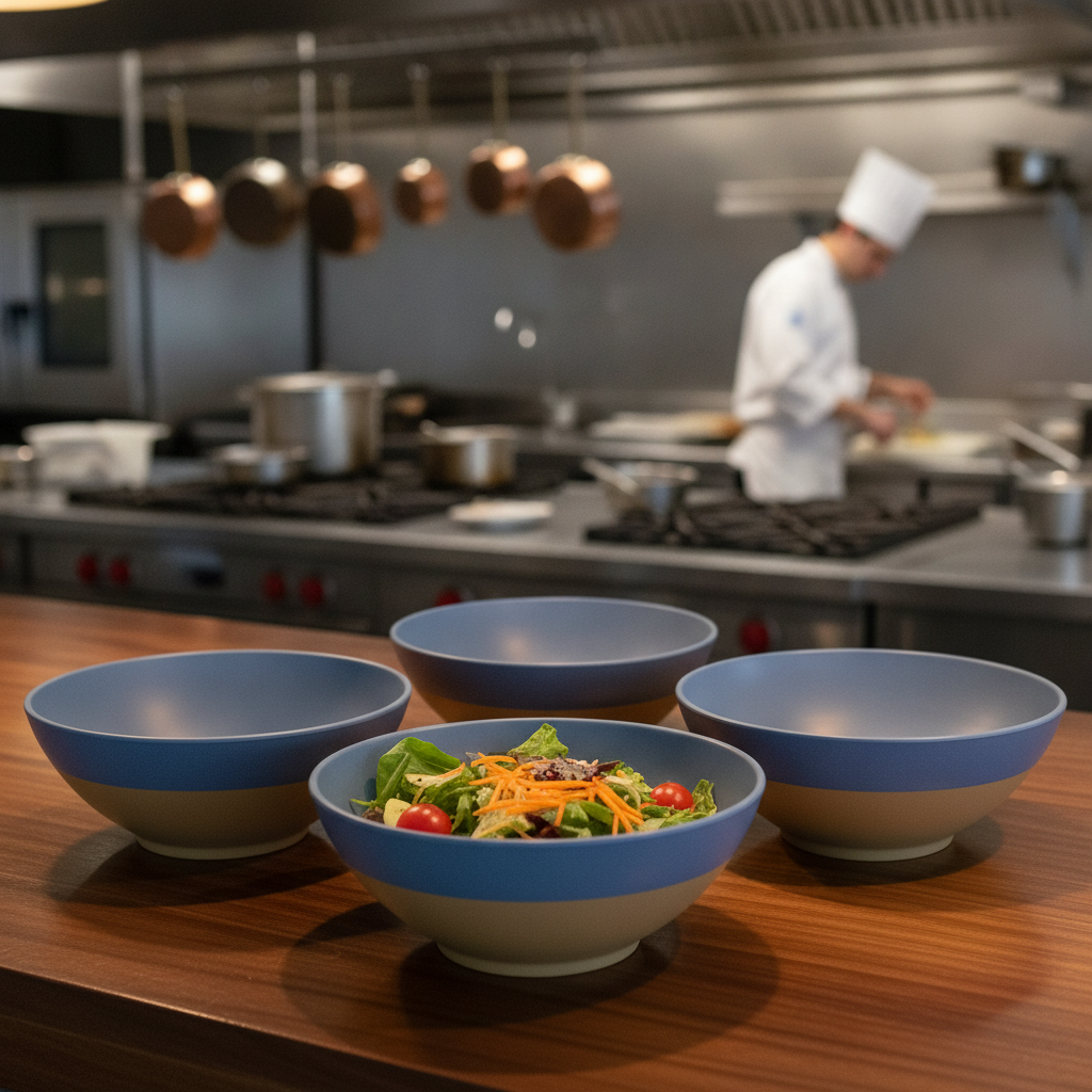 Melamine Deep Serving Bowls 285mm for Creative Buffets (Pack of 4)
