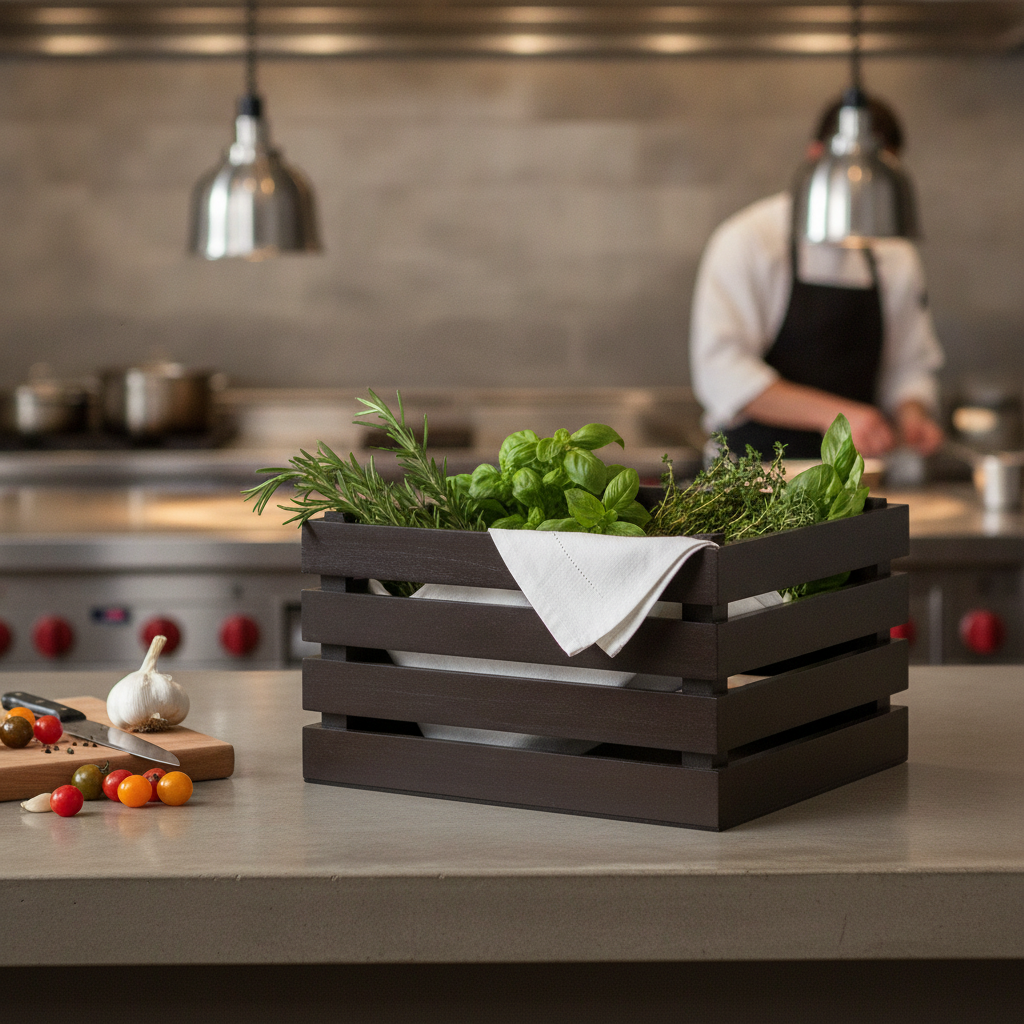 Wooden Crate 350 x 290mm for Stylish Displays