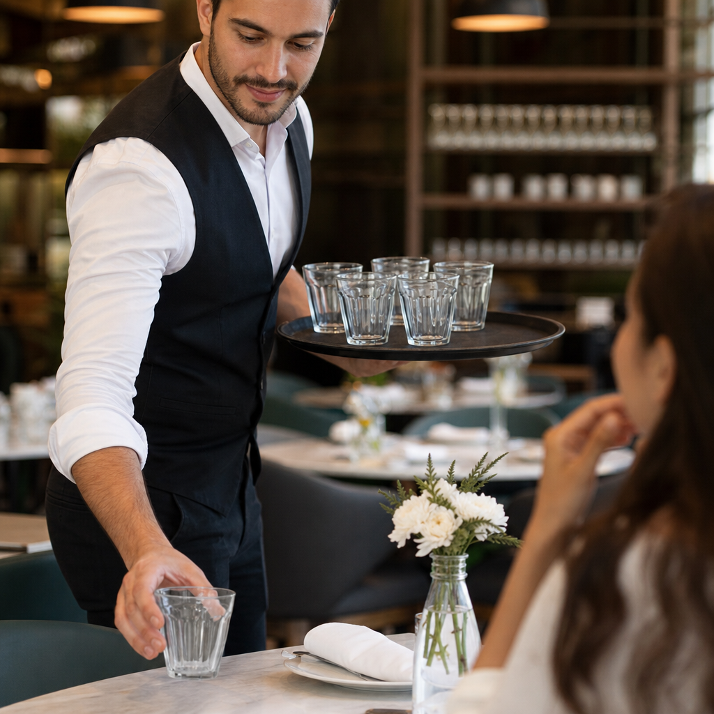 Toughened Glass Tumblers 130ml for Canteens & Bars (Pack of 6)