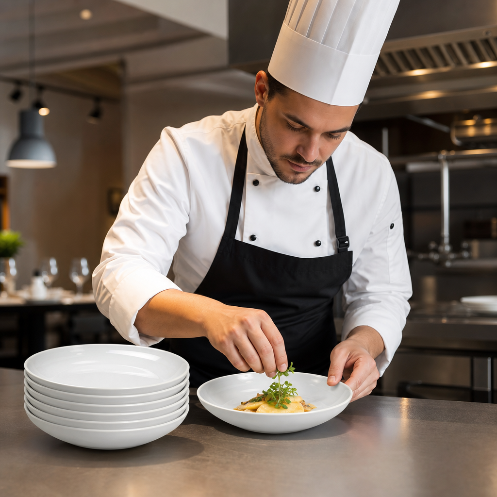Bowls 160mm Porcelain for Contemporary Dining (Pack of 6)