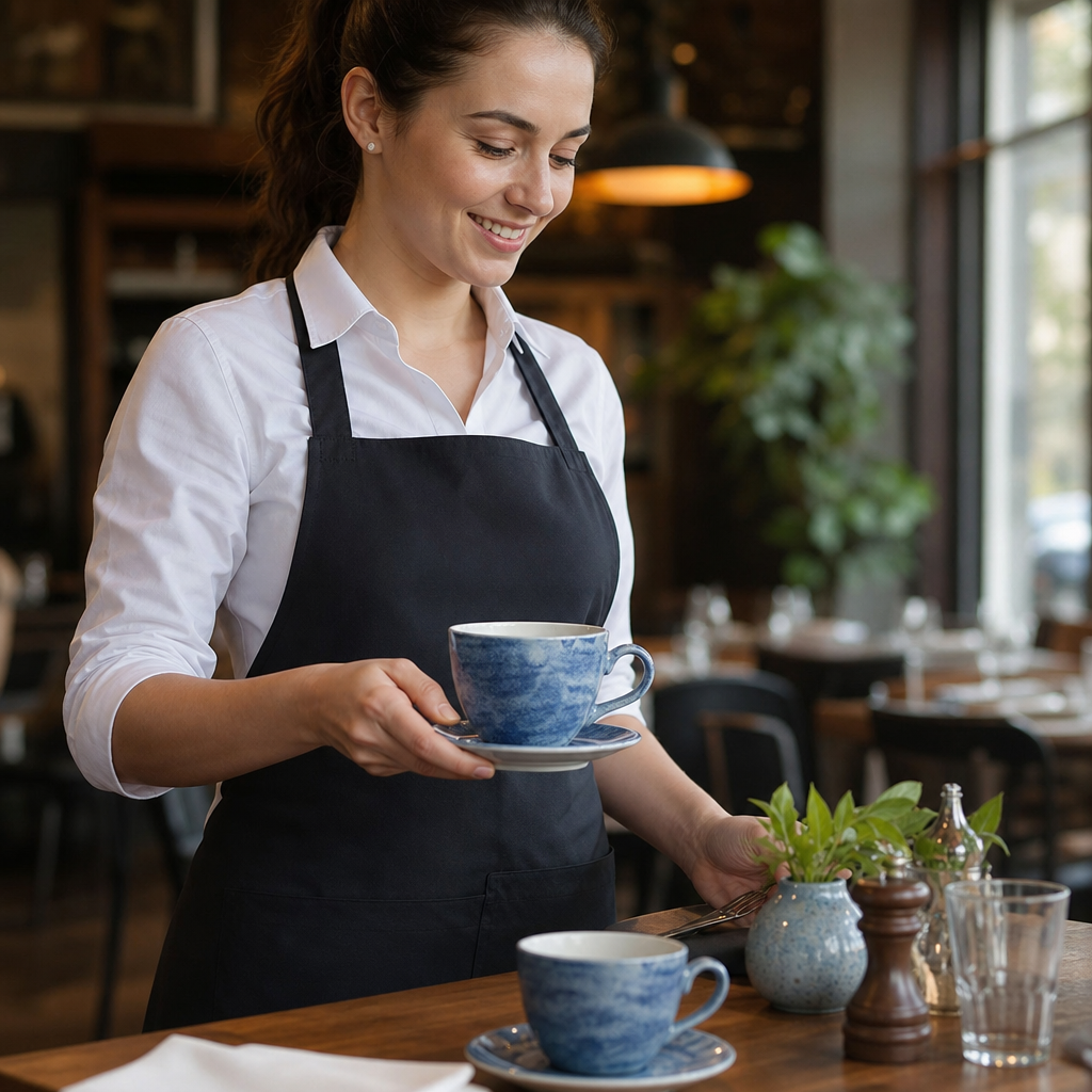 Cups 350ml China for Restaurants & Cafés (Pack of 12)