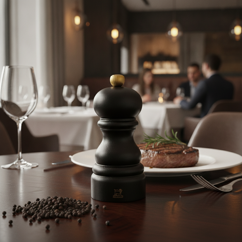 Wood Pepper Mill 5in for Stylish Dining Tables