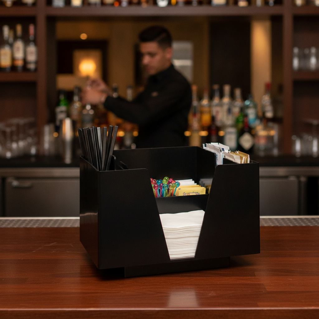 Plastic Bar Organiser 193x142mm for Easy Access to Essentials