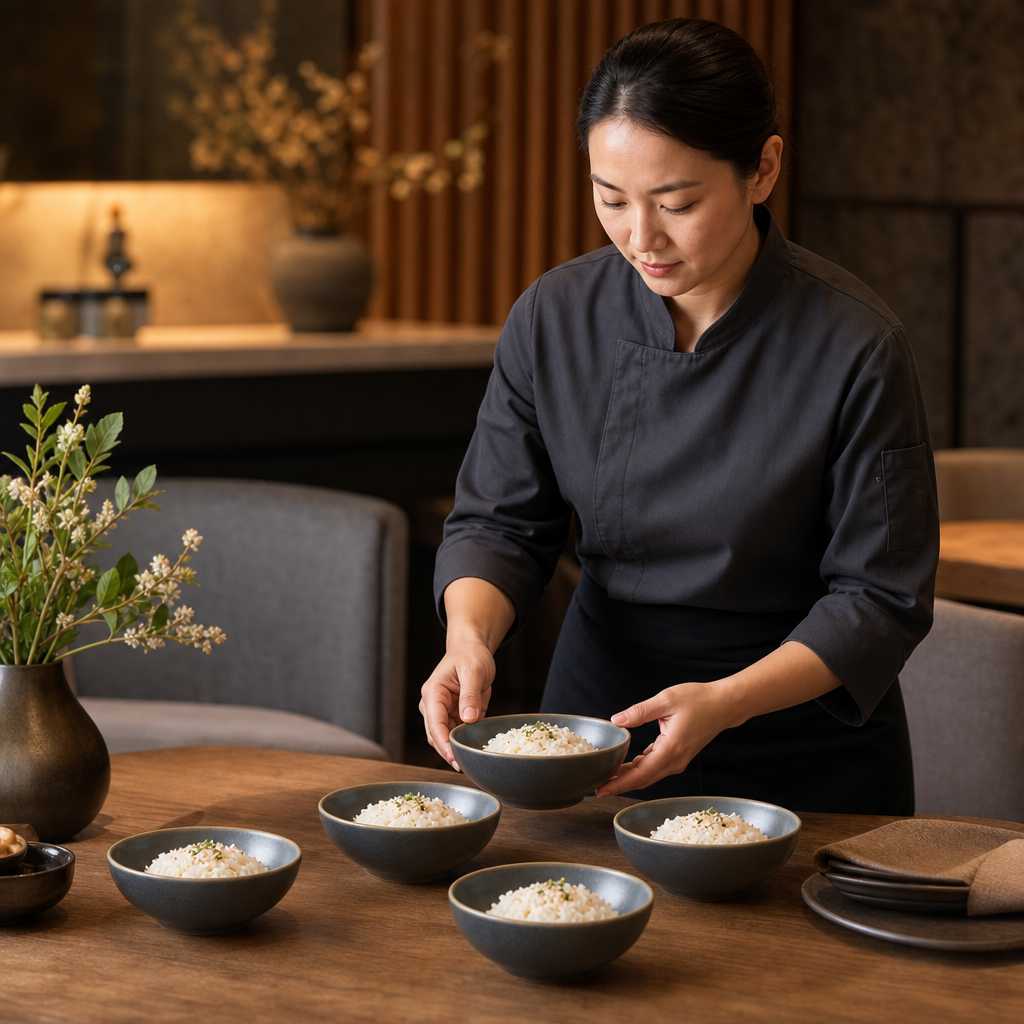 Rice Bowls 178mm Vitrified Stoneware for Professional Use (Pack of 6)