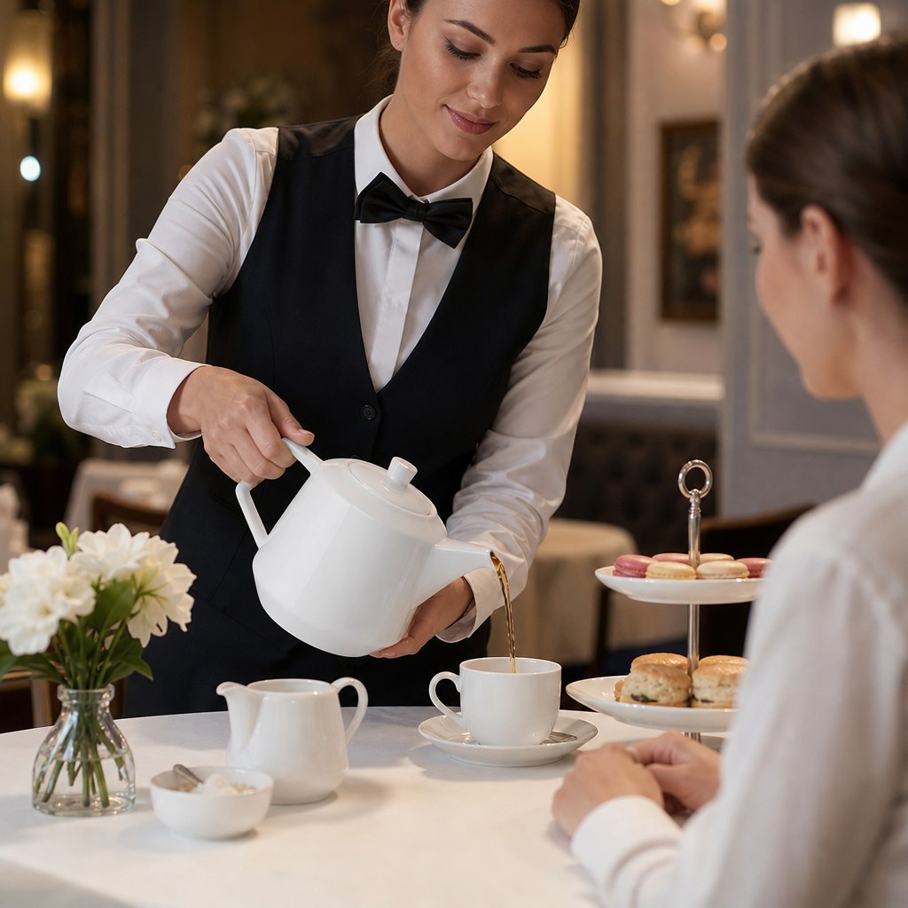 Porcelain Teapots 820ml for Cafés & Tearooms (Pack of 2)