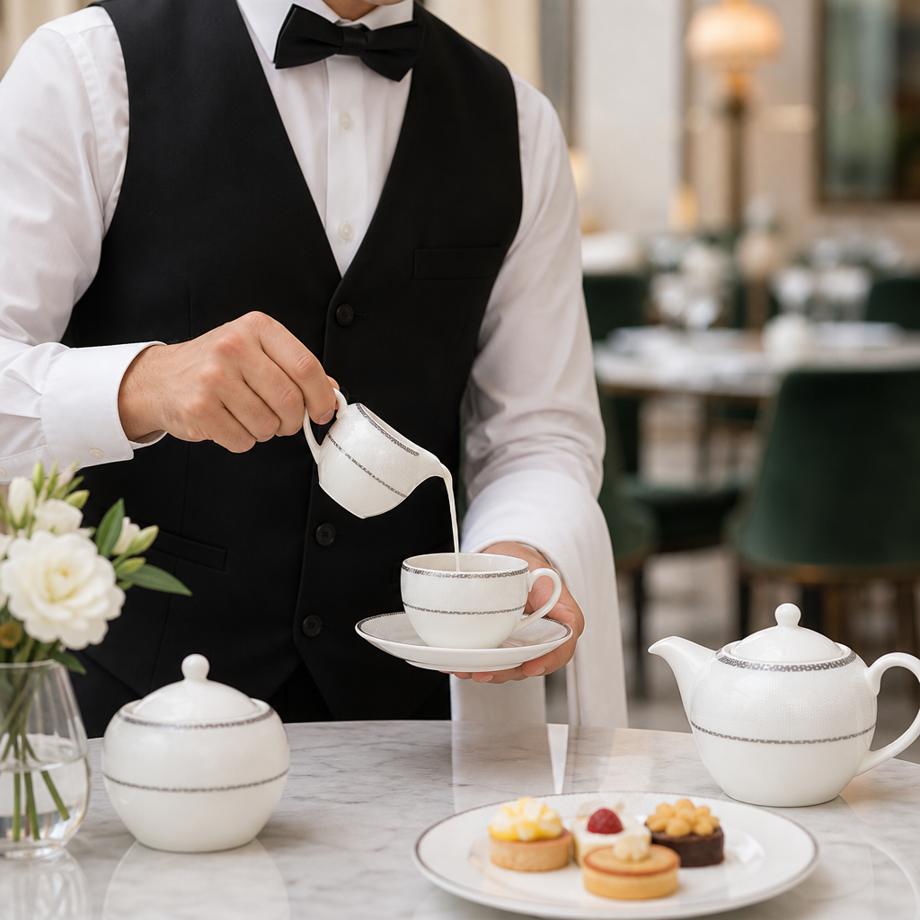 Bone China Afternoon Tea Milk Jug 60ml for Hotel Service (Pack of 6)