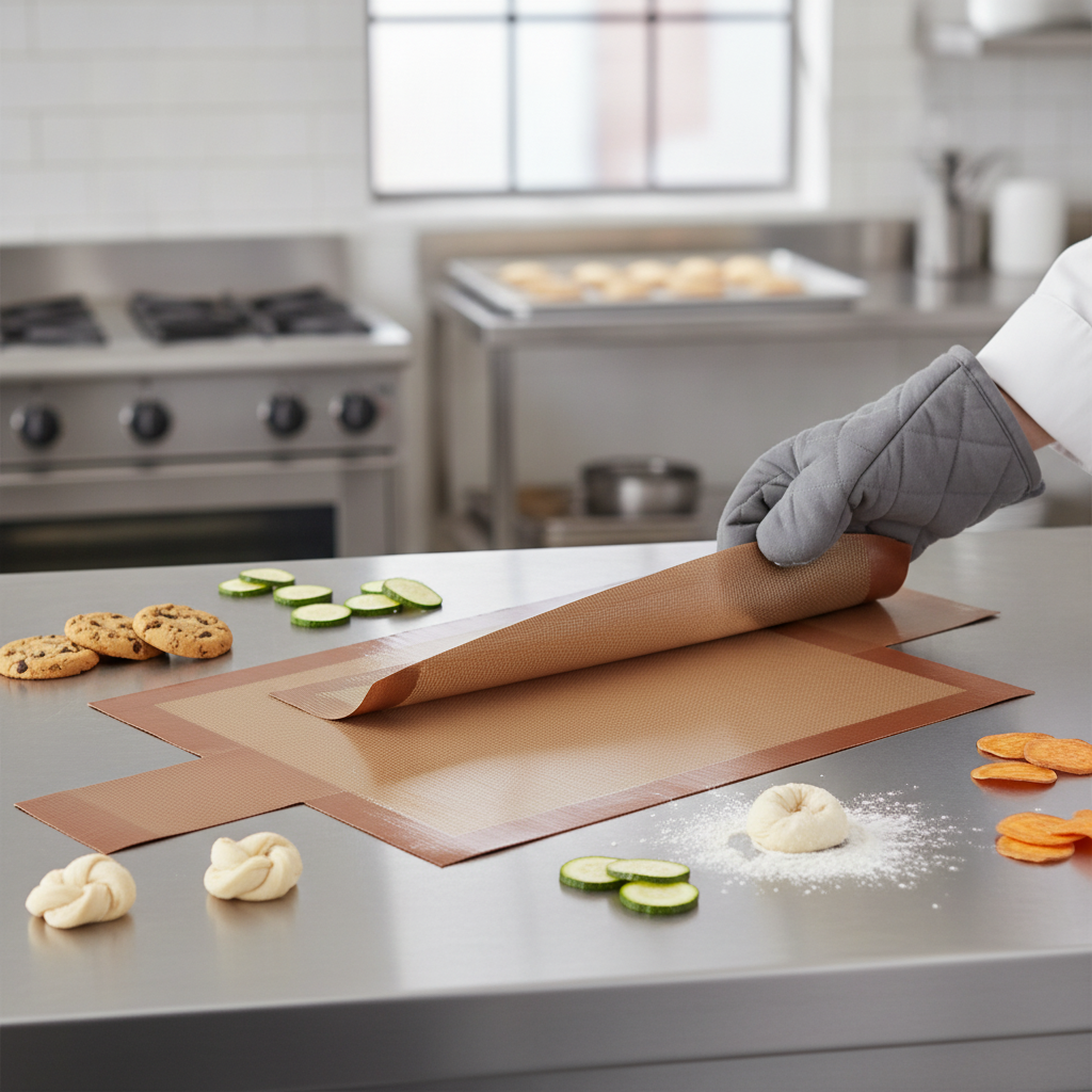 PTFE Non-Stick Baking Sheets for Versatile Cooking (Pack of 2)