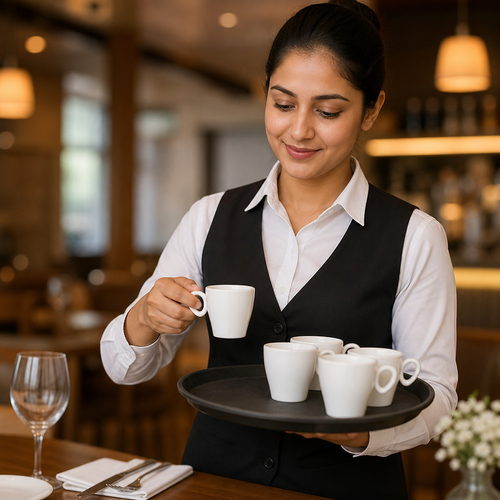 Alumina Mugs 85ml Vitrified Ceramic for Casual Dining (Pack of 12)