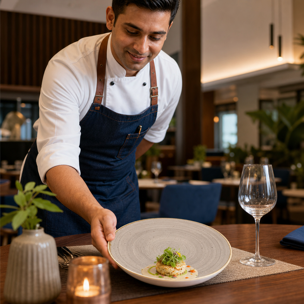 Deep Coupe Plates 255mm Vitrified Ceramic for Dining (Pack of 12)
