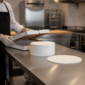 Paper Pizza Box Liners 228mm for Takeaway Service (Pack of 200)