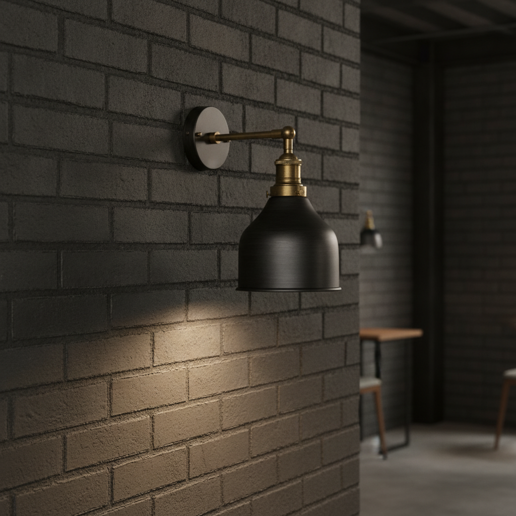 Iron Cone Wall Light 330mm for Industrial-Inspired Spaces